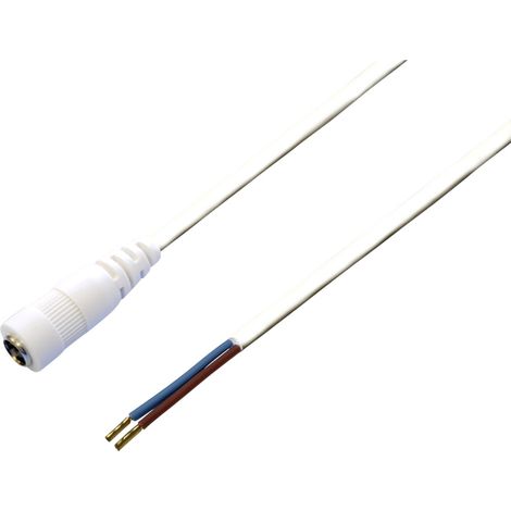 TRU COMPONENTS TC-2511324 Niedervolt-Anschlusskabel Niedervolt-Buchse - offene Kabelenden 5.50 mm