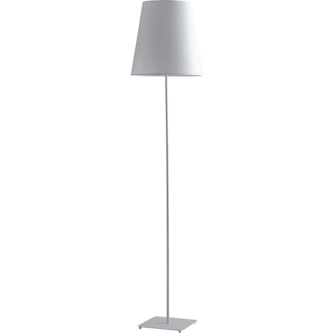 Fan Europe ELVIS Lámpara de Pie Pantalla Cónica Blanca, Pantalla Tela 34x155cm