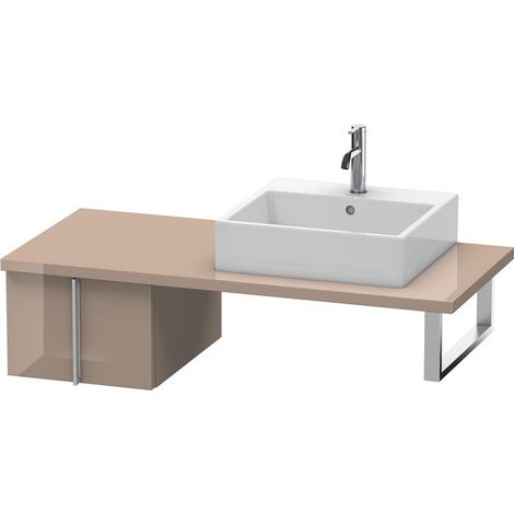 VERO mobile consolle basso 285x400x518mm cappuccino lucido