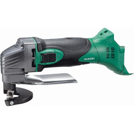 Alicate de 18V Li-ion sin batería ni cargador, velocidad en vacío 5300 rpm, capacidad de acero 1,6 mm, inox 1,2 mm, aluminio 2,3 mm, radio mínimo de corte 25 mm, gran autonomía de corte = 80 m, entreg