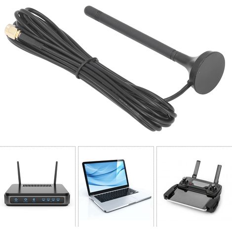 Miniatur-Saugantenne (2,4 GHz), hohe Verstärkung, wasserdicht, für den Außenbereich, SMA-Stecker, 3 dBi. Geeignet für Router, WLAN-Module, NB-IoT-Module, Werbekioske, Verkaufsautomaten, GPRS-Empfänger (1/5)
