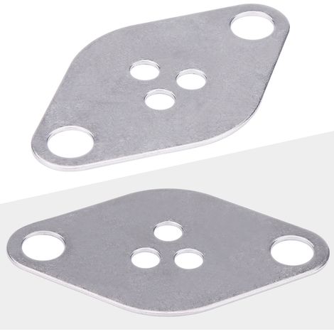 Kit Plaque d'obturation vanne EGR + joint pour FIAT ALFA LANCIA OPEL VAUXHALL 1.9 JTD CDTI 8V, blocage anti-pollution moteur diesel (1/4)
