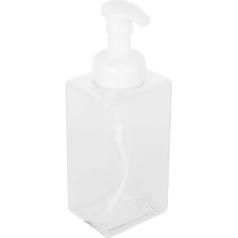 3er-Set nachfüllbare Schaumseifenspender aus Kunststoff mit Pumpflasche für Flüssigseife, Duschgel und Gesichtsreiniger (400 ml) (1/5)