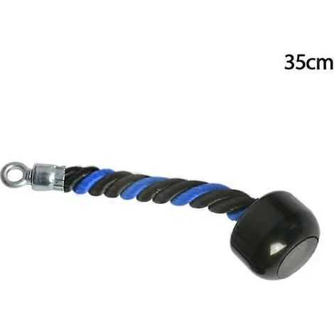 Corde à triceps de 70 cm pour musculation à domicile, poignée de traction pour biceps, triceps, dos et épaules (1/5)
