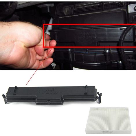 GARRYFIZH Kit de filtre à air d'habitacle, climatisation et porte d'accès de remplacement pour Dodge Ram 1500 (68406048AA)