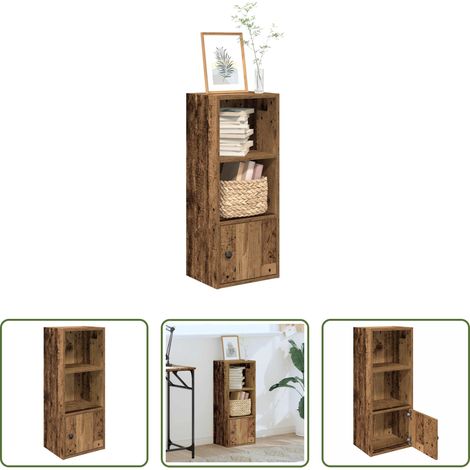 Bücherregal Altholz - Bücherregal Altholz-Optik 31x24x77 cm Holzwerkstoff (1/5)