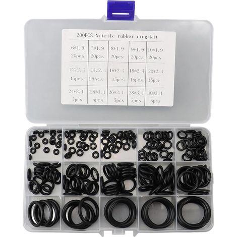 joints toriques assortiment de 15 tailles joints en