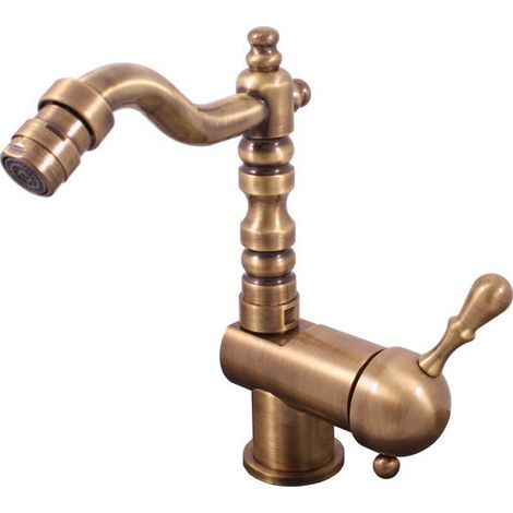 Mitigeur bidet LABE à poser en laiton bronze (1/3)