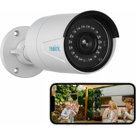 Reolink 5MP PoE Überwachungskamera Aussen mit Audio, Personen-/Autoerkennung, MicroSD Kartensteckplatz, IR Nachtsicht, IP66 Wasserfest, Zeitraffer, Fernzugriff