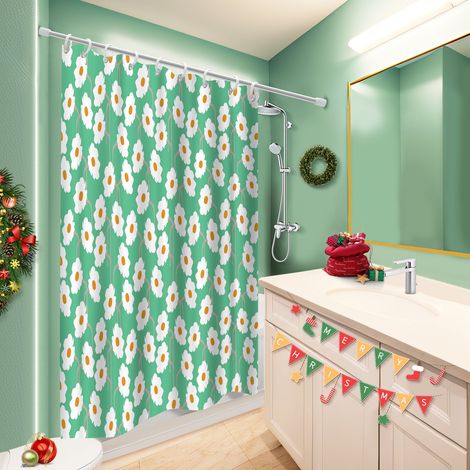 Rideau de douche 180x180 Épais polyester pour salle de bain pour préparer la maison avant l’arrivée d’invités (1/5)