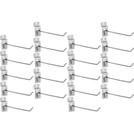 Crochets métalliques pour panneaux perforés 15 cm 4 mm d (1/5)