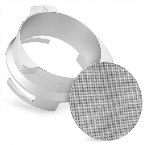 Entonnoir doseur à café de 54 mm, anneau doseur en aluminium mains libres et expresso (1/5)