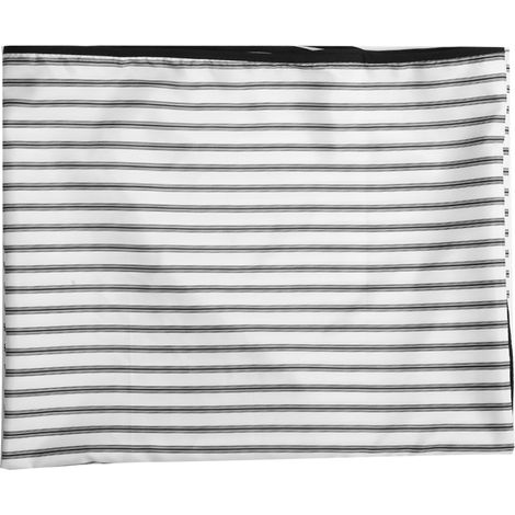 1 Tablier de coiffure, col rond élastique, motif rayé, pour salon et maison (1/5)