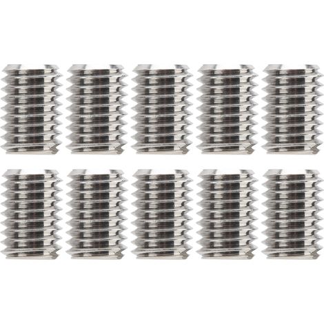 10 inserts filetés, outil de réparation d'écrous réducteurs pour filetages extérieurs et intérieurs, fixations en acier inoxydable (1/5)