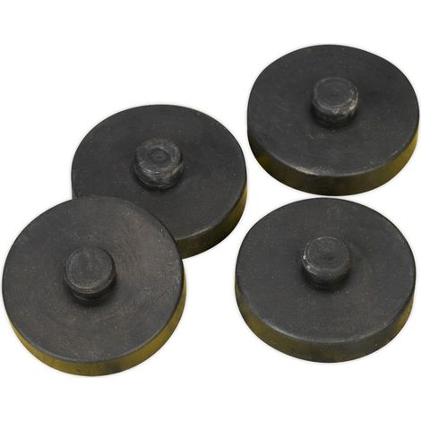 Sealey COMPKIT4 Anti-Vibration Foot Kit for Static Compressor 4pc (1/3)