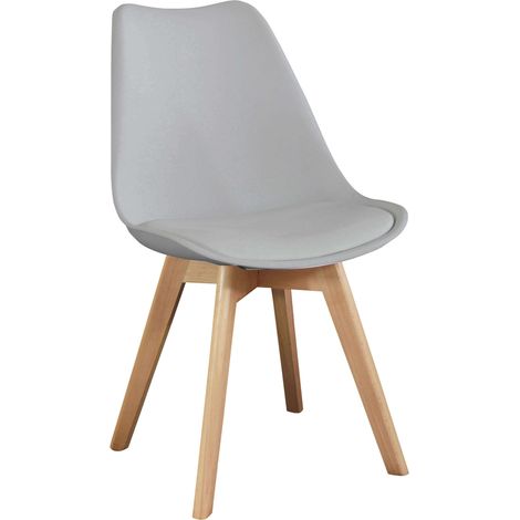 MARGOT - sedia nordica imbottita set da 2 (1/4)