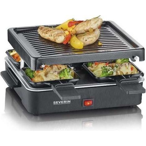 Severin RG 2370 Raclette Negro 4 Personas 600 W (1/3)