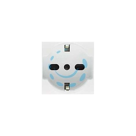PRESA SICUREZZA SCHUKO TRIVALENTE "AQUA" - 2 poli+terra 10/16 SCHUKO c/sicurezza (7648.I)