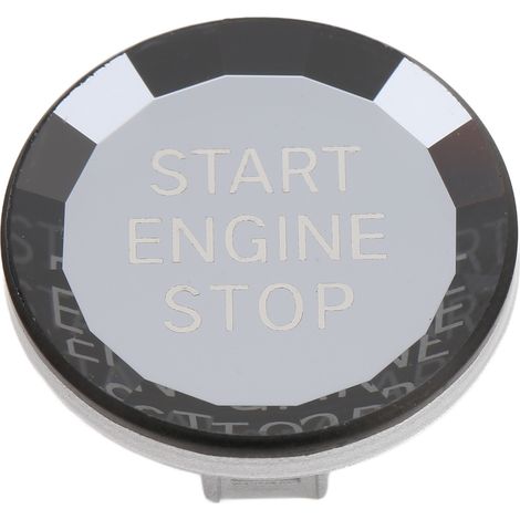 Bouton marche/arrêt moteur Crystal pour BMW Série 3 et 4 (G28, G22, X5, G05, X6, G06, X7, G07, Z4, G29) (1/5)