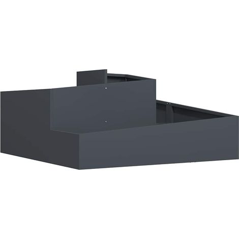 Maison Exclusive - Vaso da giardino Antracite 100 x 100 x 50 cm