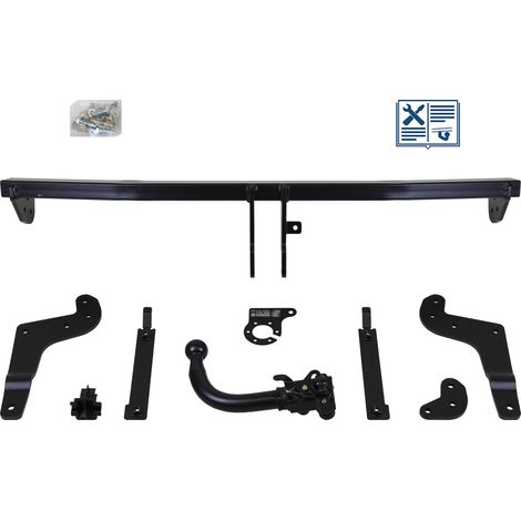 Attelage - Renault MEGANE IV Estate - 07/17-12/99 - rotule démontable - AUTO-HAK - Faisceau universel 7 broches (1/2)