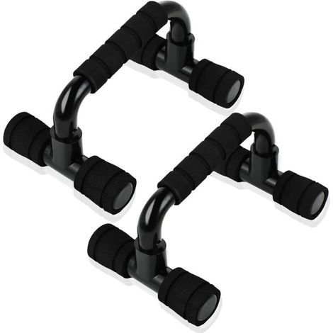 Liegestützgriffe Push Up Bars rutschfeste Edelstahlstangen 2er Set für Muskeltraining und Kraft (1/4)