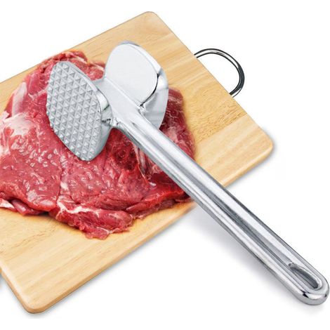 Petit maillet à viande double face, outil à steak en alliage d'aluminium CJ07077 (1/4)
