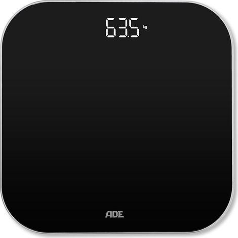 Balance pese personne électronique avec affichage LED clair pèse personne fiable et précis poids max. 180 kg noir piles incluses (1/5)