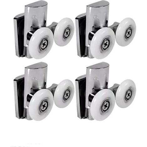 Roulettes de Porte de Douche,23 mm Roues De Porte de Douche en Haut ou en Bas (1/5)