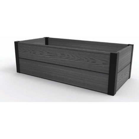 Vaso da fiori cassetta per ortaggi da giardino bordo prato 106x50x32cm Keter (1/3)