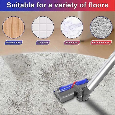 Ersatzbürstenkopf für Dyson Staubsauger der Serien V7, V8, V10, V11, V15, SV10, SV11 und SV12