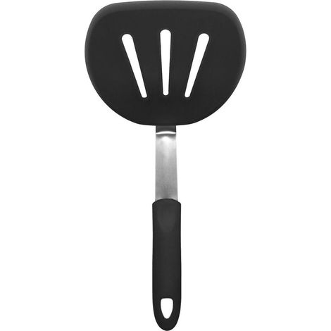 Silikon-Crêpe-Wender – Flexibles Küchenutensil zum Wenden von Crêpes – Schwarz, 31,2 cm (1/5)