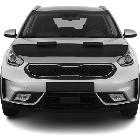 OMAC Protège Capot pour Kia Niro I 2017-2022 Masque de Voiture Vinyle Noir (1/5)