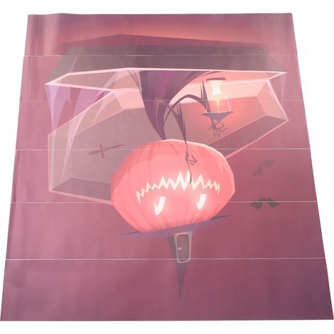 Halloween-Treppenaufkleber, 3D, selbstklebend, wiederverwendbar, in Kürbisform, selbstklebend und haftend, zur Dekoration von Treppen im Haus (1/5)