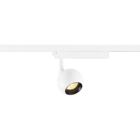 Spot ferroviaire Light Eye 2.0 1 phase blanche avec noir 3000K - 1010451
