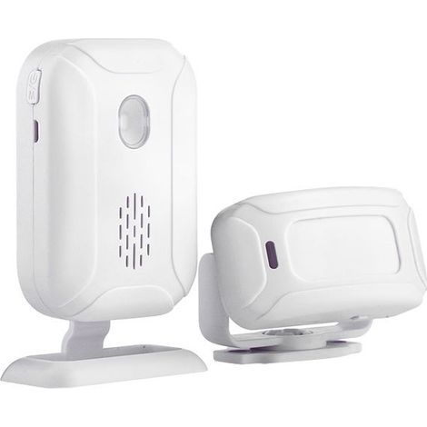 Rechargeable doorbell with infrared motion detector, shop doorbell with 36 different melodies. (1/5)