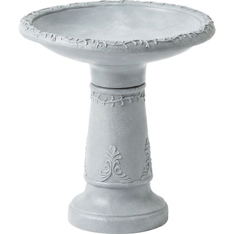 Vogeltränke, Kunstharz, Steinoptik, 48 cm Durchmesser