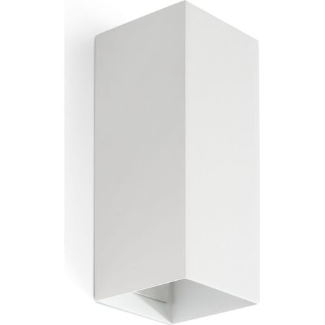 LUNE 2L Aplique cuadrado blanca