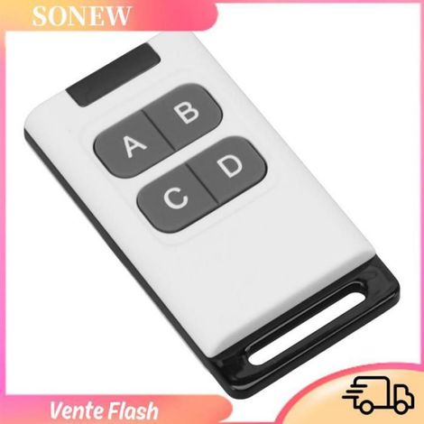 Sonew Commutateur de télécommande RF RF Remote Control Switch 433MHZ Prevent Interference Universal Wireless luminaire 4 clés (1/5)
