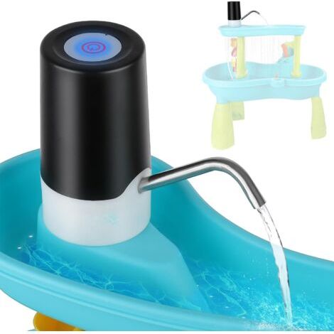 Pompe pour Table d'Eau - Petite Pompe Sans Fil Pour Table D'Eau - Accessoires de Jeux À Batterie Rechargeable Pour Jardin Arrière-Cour Anniversaire Été Extérieur (1/5)
