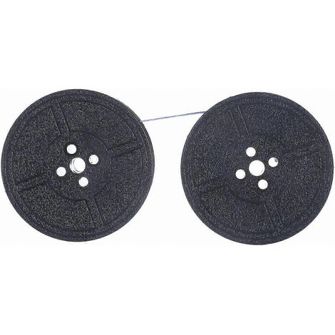 Ruban encreur double bobine pour machine à écrire (fournitures de bureau) (1/4)
