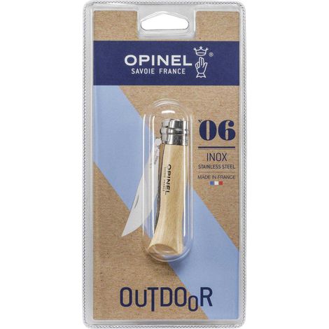 Couteau Opinel N°6 Inox Lame Inox Virobloc Compacte - Opinel