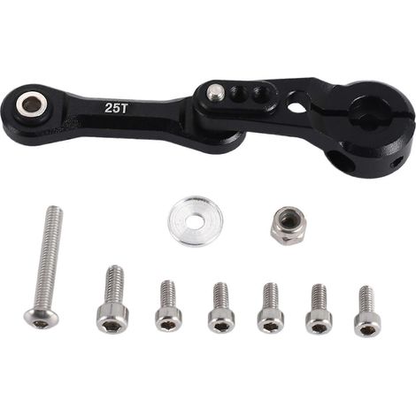 Bras de servo 25T en métal + biellette pour ARRMA 1/7 INFRACTION MOJAVE 1/8 KRATON SENTON TYPHON TALION OUTCAST - Pièces de mise à niveau, A-SFYGV (1/5)