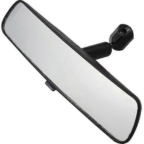 Espejo retrovisor interior negro, espejo retrovisor interior, fácil de instalar, accesorios universales para automóviles, 10 pulgadas (1/5)