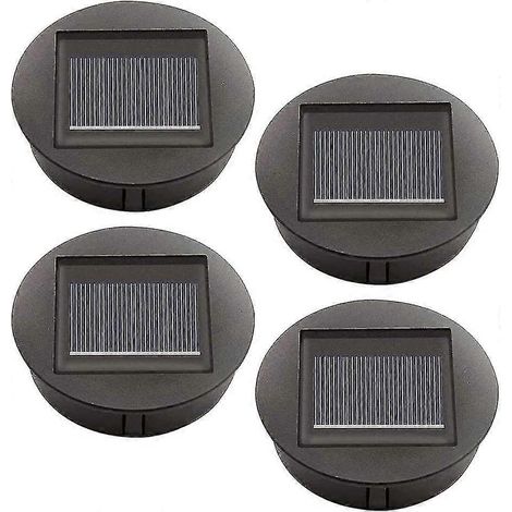 4 Ersatz-Solarleuchten mit LED-Leuchtmitteln, Solar-Dachleuchten-Ersatz, Abdeckung für LED-Solarpanel-Laterne (1/5)