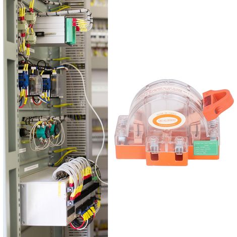 [Interruptor de corte] Marca Passtro [KN63] Interruptor de corte de cobre puro, LED, bidireccional, AC220V 63A, transparente, 2 polos, diseño de seguridad (1/5)