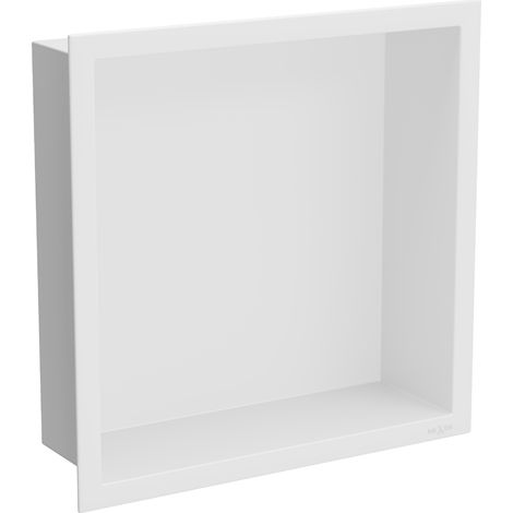 Mexen X-Wall-R Einbauregal mit Flansch 30 x 30 cm, Weiß - 1920303010 (1/5)