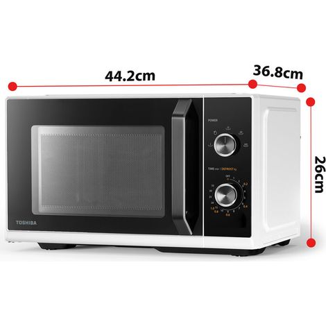 Toshiba MW3-MM20PF(WH) forno a microonde Bianco Solo microonde Superficie piana 20 L 800 W