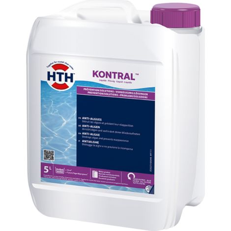 Anti-algues piscine hth KONTRAL - 5 litres - 5 litres