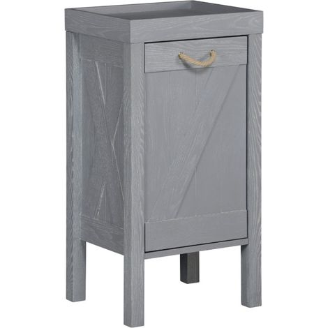 Colonna LUZIA L.40 x H.78 x P.35 cm frassino grigio (1/3)